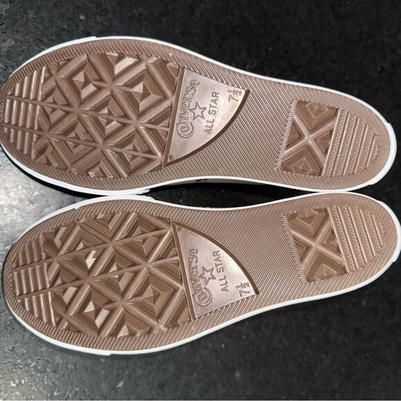 NEW CONVERSE CHUCK TAYLOR ALL STAR WHITE WEDGE PLATFORM HIGH TOPS SNEAKERS 7.5 - Picture 11 of 12